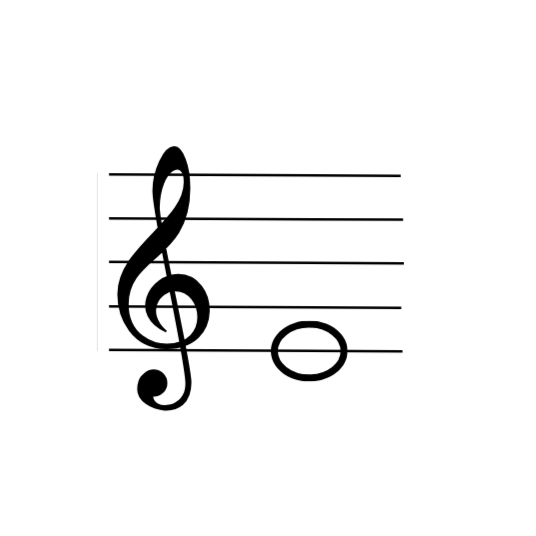 全音符ミ