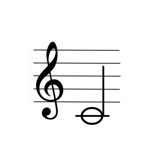 ２分音符ド